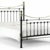 Julian Bowen Victoria Satin Black Metal Bed Frame Beds