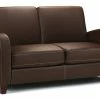 Baths Julian Bowen Vivo 2 Seater Chestnut Faux Leather Sofa
