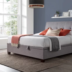 Kaydian Accent Marbella Grey Ottoman Bed Frame Beds