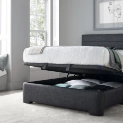 Kaydian Appleby Slate Ottoman Bed Frame Beds