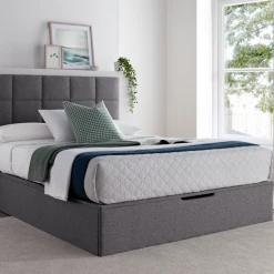 Kaydian Whitburn Spirit Platine Ottoman Bed Frame