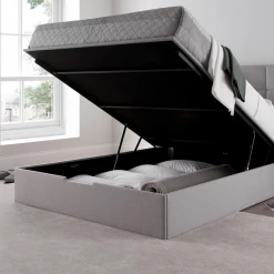 Beds Kaydian Whitburn Spirit Silver Ottoman Bed Frame