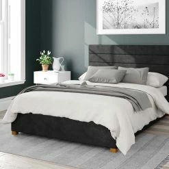 Better Bed Company Beds Better London Black Ottoman Bed