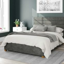 Better Bed Company Better London Granit Black Ottoman Bed