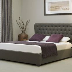 Emporia Beds Kensington Wing Fabric Ottoman Bed