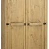 Seconique Furniture Seconique Corona Pine 2 Door Wardrobe Baths
