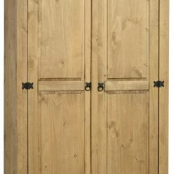 Seconique Furniture Seconique Corona Pine 2 Door Wardrobe Baths