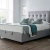 Kaydian Lumley Marbella Dark Grey Ottoman Bed Frame Beds