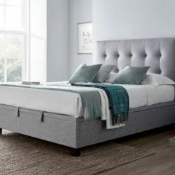 Kaydian Lumley Marbella Dark Grey Ottoman Bed Frame Beds
