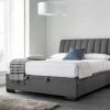 Kaydian Lanchester Elephant Artemis Grey Fabric Storage Ottoman Bed Frame Beds