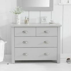 Mark Harris Furniture Sandringham Grey 2 + 2 Drawer Chest