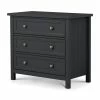 Julian Bowen Maine 3 Drawer Wide Chest Anthracite Baths