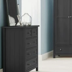 Baths Julian Bowen Maine 3 + 2 Drawer Chest Anthracite