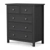 Baths Julian Bowen Maine 3 + 2 Drawer Chest Anthracite