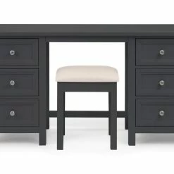 Baths Julian Bowen Maine Dressing Stool Anthracite