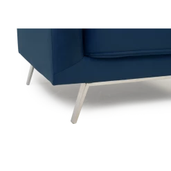Mark Harris Furniture Danielle Blue Velvet 2 Seater Sofa Baths