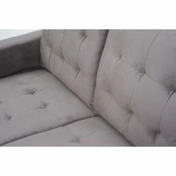 Baths Mark Harris Furniture Lillian Grey Velvet 2 Seater Sofa