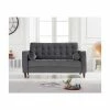 Baths Mark Harris Furniture Riviera Grey Velvet 2 Seater Sofa