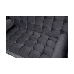 Baths Mark Harris Furniture Riviera Grey Velvet 2 Seater Sofa