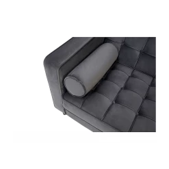 Baths Mark Harris Furniture Riviera Grey Velvet 2 Seater Sofa