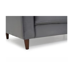 Baths Mark Harris Furniture Riviera Grey Velvet 2 Seater Sofa