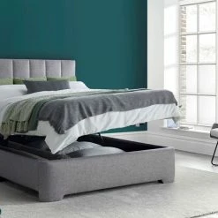 Beds Kaydian Medburn Marbella Grey Ottoman Bed Frame