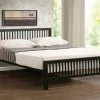 Beds Time Living Meridian Black Metal Bed Frame