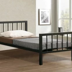 Time Living Metro Black Metal Bed Frame