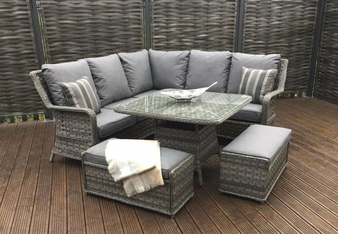 Signature Weave Mia Small Corner Dining Sofa Set Baths