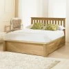 Emporia Beds Monaco Solid Oak Ottoman Bed
