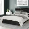 Better Bed Company Better Reading Black Ottoman Bed