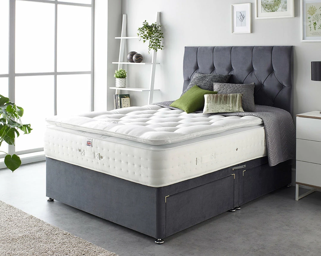 Aspire Furniture Mattresses Aspire Natural Cashmere 1000 Pocket Pillowtop Mattress