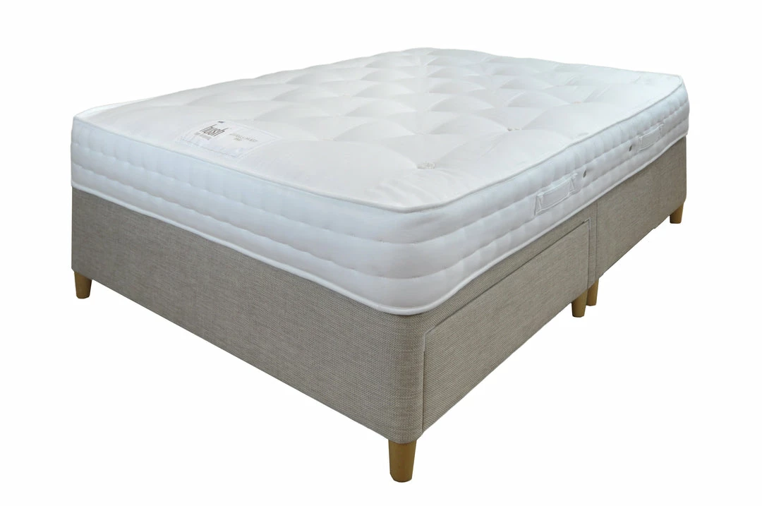 Airsprung Beds Hush Naturals Pocket 1000 Non Turn Mattress Divan Set