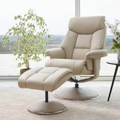 GFA Biarritz Recliner And Foot Stool