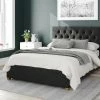 Better Bed Company Beds Better Portsmouth Velvet Black Ottoman Bed