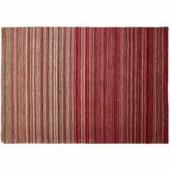 Baths Origins Fine Stripes Red Rug
