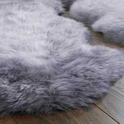 Baths Origins Genuine Sheepskin Grey Rug