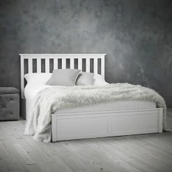 Beds LPD Furniture Oxford White Ottoman Bed