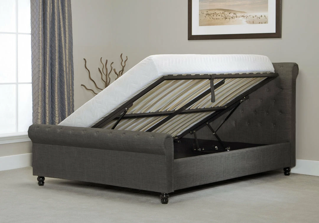 Emporia Beds Oxford Scroll Ottoman Bed