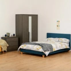 Seconique Furniture Lisbon 3 Drawer Chest Black Baths