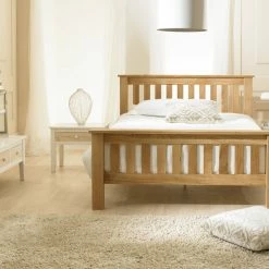 Emporia Beds Richmond Chunky Oak Bed