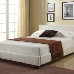 Time Living Roma Faux Leather Bed Frame