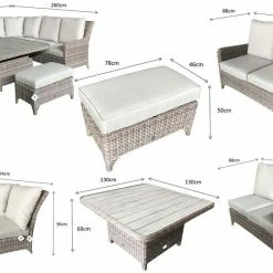 Signature Weave Sarah Lift And Rise Corner Dining