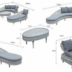 Baths Signature Weave Serenity Sofa Set