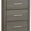 Baths Seconique Furniture Lisbon 5 Drawer Narrow Chest Black