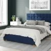 Better Bed Company Better Cheshire Blue Ottoman Bed