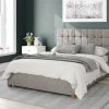 Better Bed Company Better Cheshire Charcoal Grey Ottoman Bed