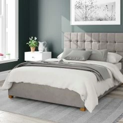 Better Bed Company Better Cheshire Charcoal Grey Ottoman Bed