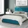 Better Bed Company Better Cheshire Teal Green Ottoman Bed