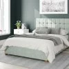 Better Bed Company Better Cheshire Light Green Ottoman Bed